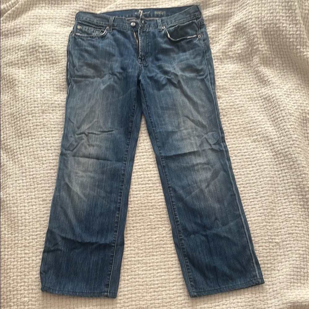 7 For All Mankind Relaxed Blue Jeans Classic Comfort
